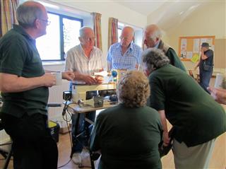 Howard talks about making his segmented pots